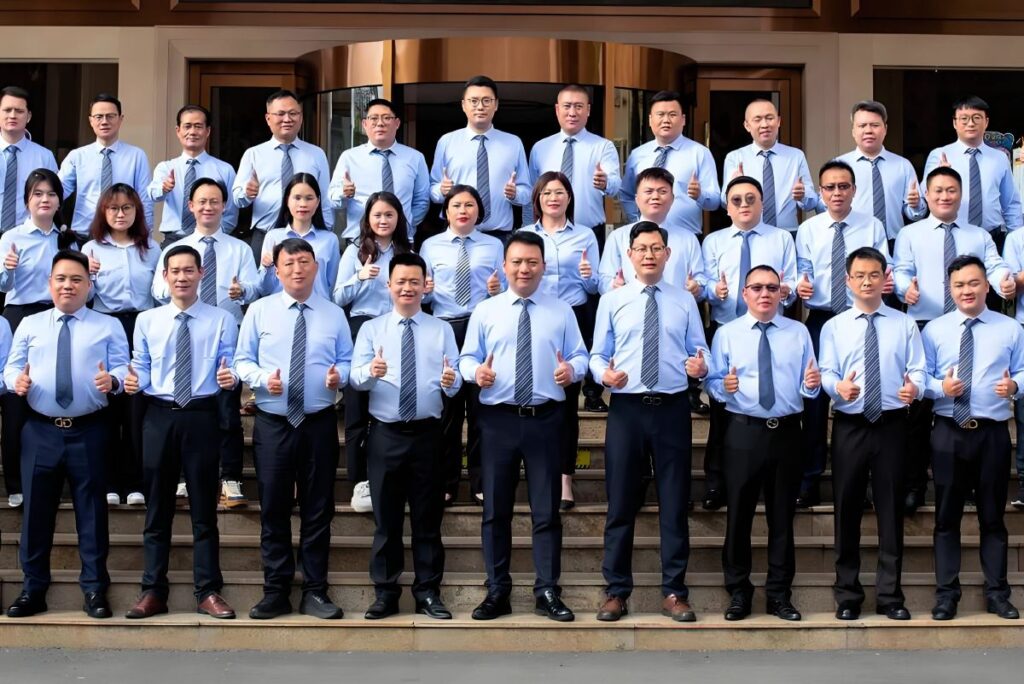 group photo of sales staff